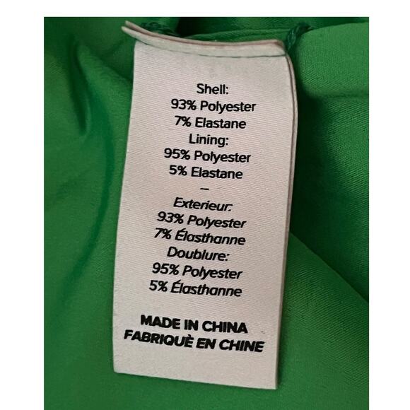 Cinq a Sept Dress Erica Sleeveless midi sheath green size 14 - Picture 8 of 8